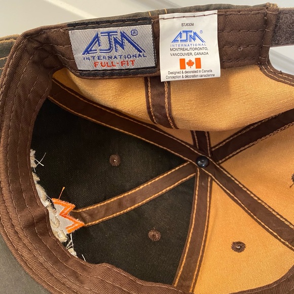 Milestone Canada Brown Velcro Adjustable Hat/Cap (Like New) - Picture 6 of 6